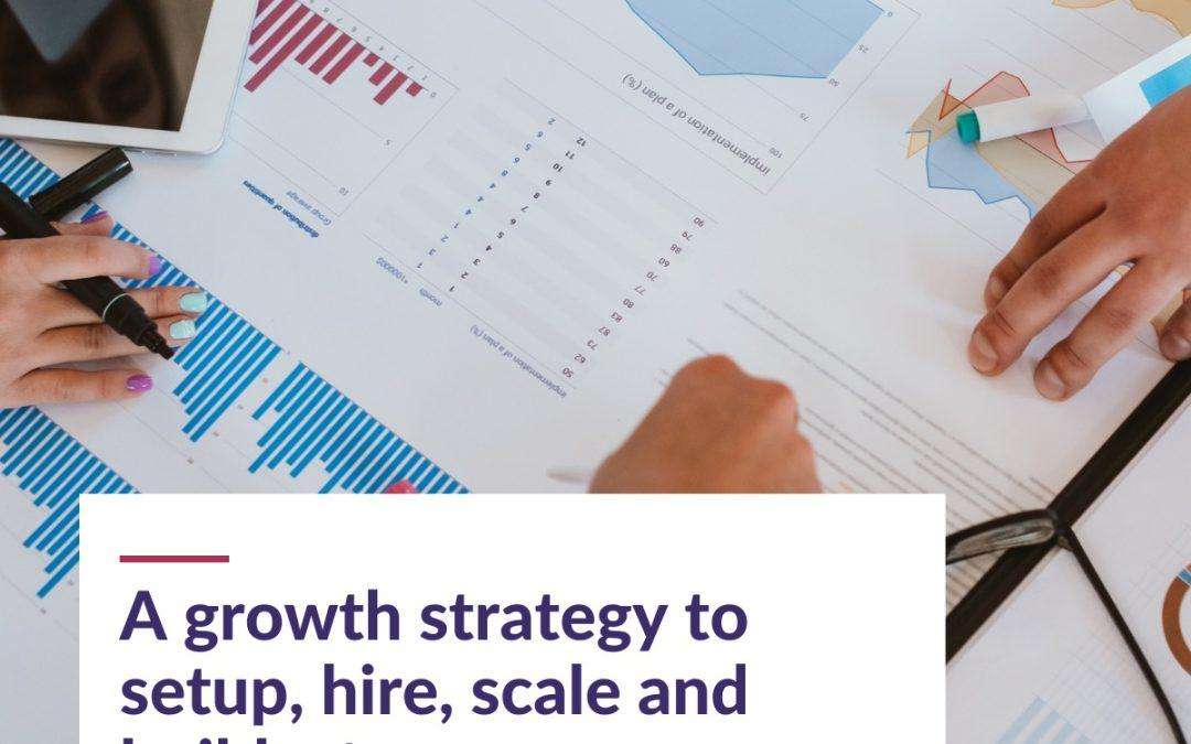 A Growth Strategy to Setup, Hire, Scale and Build a Team.